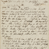 Album of five letters from Percy Bysshe Shelley to Claire Clairmont, 1818-1822