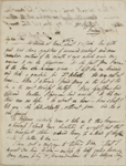 Album of five letters from Percy Bysshe Shelley to Claire Clairmont, 1818-1822