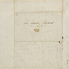 Album of five letters from Percy Bysshe Shelley to Claire Clairmont, 1818-1822