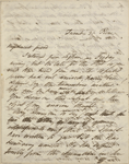 Album of five letters from Percy Bysshe Shelley to Claire Clairmont, 1818-1822