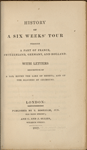 The Shelleys' History of a Six Weeks' Tour, with tipped-in autograph check from P. B. Shelley to Brooks, Son & Dixon, 16 August 1818, for payment to Charles Ollier
