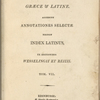 Holograph notes in a copy of Herodotus