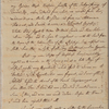 Letter to [Horatio] Gates
