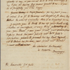 Letter to [Horatio] Gates [Traveller's Rest, Berkeley Co., Va.]