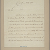 Letter to Lieut. Col. [Nisbet] Balfour [Charleston]