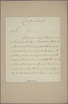 Letter to Lieut. Col. [Nisbet] Balfour [Charleston]