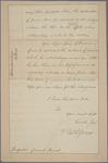 Letter to Gen. [Alexander] Stewart