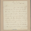 Letter to Gen. [Alexander] Leslie [Charleston]