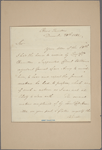 Letter to Gen. [Alexander] Leslie [Charleston]