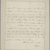 Letter to Gen. [Alexander] Leslie [Charleston]