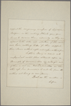 Letter to Gen. [Alexander] Leslie [Charleston]