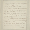 Letter to Gen. [Alexander] Leslie [Charleston]