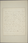 Letter to Gen. [Alexander] Leslie [Charleston]