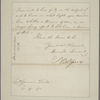 Letter to Gen. [Alexander] Leslie [Charleston]