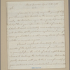 Letter to Gen. [Alexander] Leslie [Charleston]
