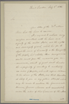 Letter to Gen. [Alexander] Leslie [Charleston]