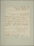 Letter to Maj. Gen. [Benjamin] Lincoln