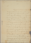 Letter to T[homas] S[im] Lee, Governor of Maryland