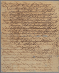 Letter to Henry Laurens [Charleston, S. C.]