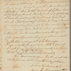 Letter to Gov. Samuel Johnson, Edenton, N. C.