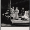 Anthony Franciosa, Geraldine Page and Arthur O'Connell in the stage production The Umbrella