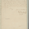 Letter to [Col. Nisbet Balfour, Charleston.]