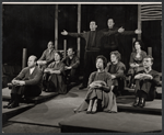 Dana Elcar, Sada Thompson, Eugène Roche, Jack Dodson, Robert Gerringer, John Harkins, Jenny Egan, Sasha Von Scherler, Ken Ruta and Carol Teitel in the 1961 production of Under Milk Wood