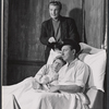 Donald Houston [back] and unidentified others in the 1957 Broadway production of Under Milk Wood
