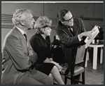 Saul Bellow, Shelley Winters and Arthur Storch in the stage production Under the Weather