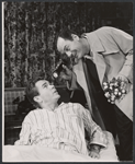 Dean Jones and Gig Young in the stage production Under the Yum-Yum Tree