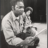 Dennis Tate [right] and unidentified in the stage production Underground