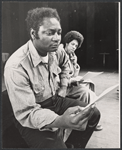Dennis Tate [right] and unidentified in the stage production Underground