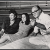 Michael Tolan, Rose Arrick and unidentified in the stage production Unlikely Heroes