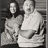 Rose Arrick and Lou Jacobi in the stage production Unlikely Heroes