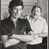 Michael Tolan and Lou Jacobi in the stage production Unlikely Heroes