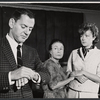 Tony Randall, Thelma Ritter and Cathryn Damon in rehearsal for the stage production UTBU