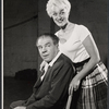 Lionel Stander and Jan Sterling in the stage production Venus at Large