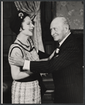 Ruth Gordon and Ernest Truex in the stage production A Very Rich Woman