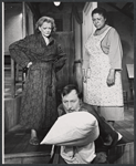 Sylvia Sidney, Tom Aldredge and unidentified in the stage production Vieux Carre