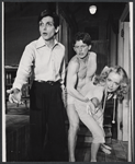 Richard Alfieri, John William Reilly and Olive Deering in the stage production Vieux Carre