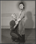 Paul Haney and Kathleen Widdoes in the stage production of A View from the Bridge