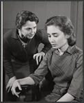 Kathleen Widdoes and unidentified in the stage production of A View from the Bridge