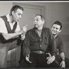 Luther Adler and unidentified in the stage production A View from the Bridge