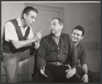 Luther Adler and unidentified in the stage production A View from the Bridge