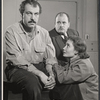 Louis Zorich, Kathleen Widdoes and unidentified in the stage production of A View from the Bridge