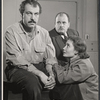 Louis Zorich, Kathleen Widdoes and unidentified in the stage production A View from the Bridge
