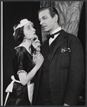 Peggy Romano and Peter Pagan in the stage production The Villa of Madame Vidac