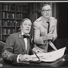 Cyril Ritchard and Edward Andrews in the stage production A Visit to a Small Planet