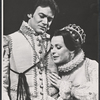 Peter Coffield and Claire Bloom in the stage production Vivat! Vivat Regina!