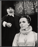 Don McHenry and Claire Bloom in the stage production Vivat! Vivat Regina!